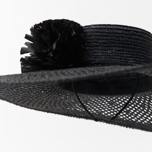 Zara limited edition floral raffia picture hat main image 5
